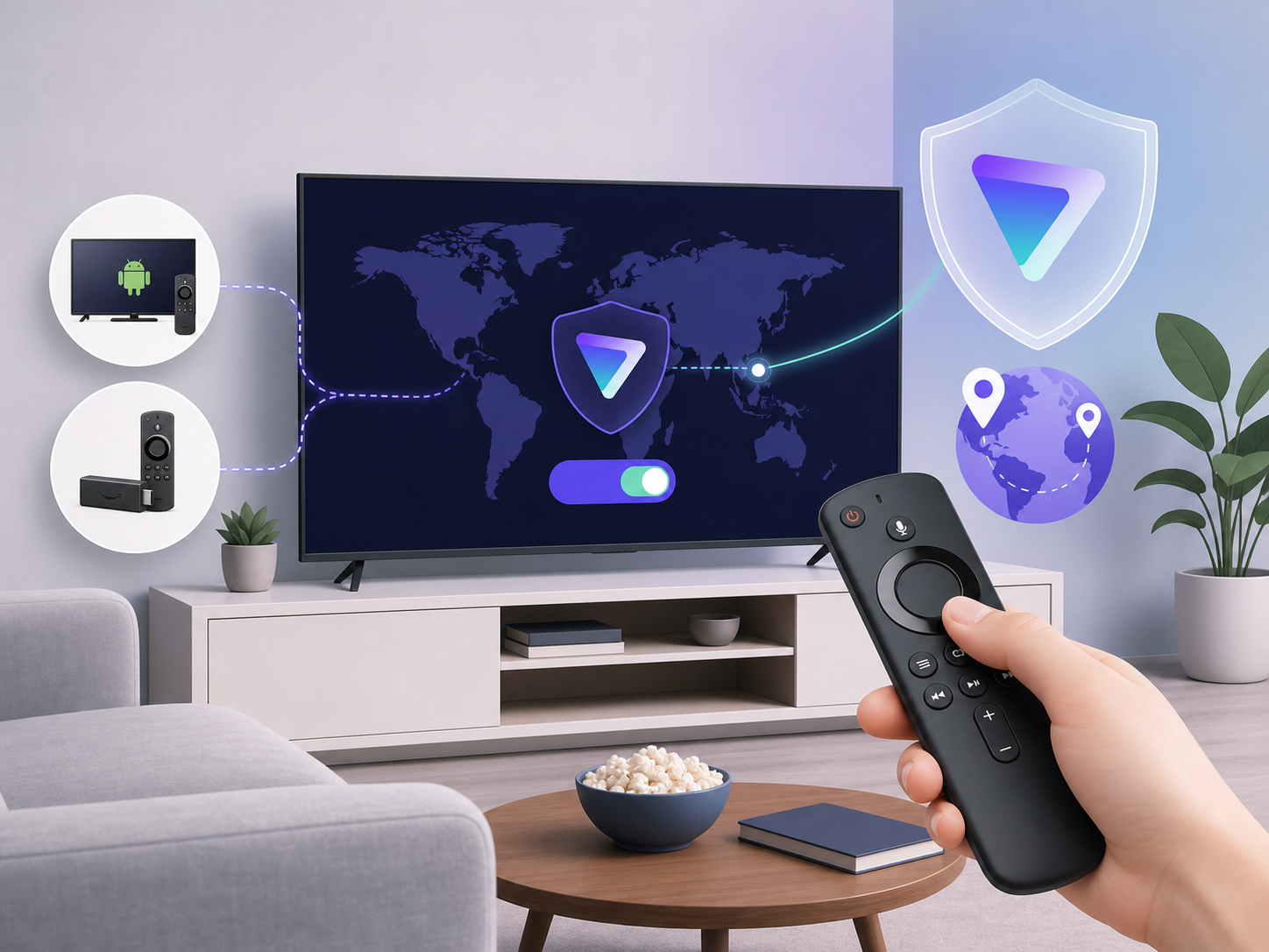 如何在 Android TV 或 Fire TV 上安裝與設定 Proton VPN？
