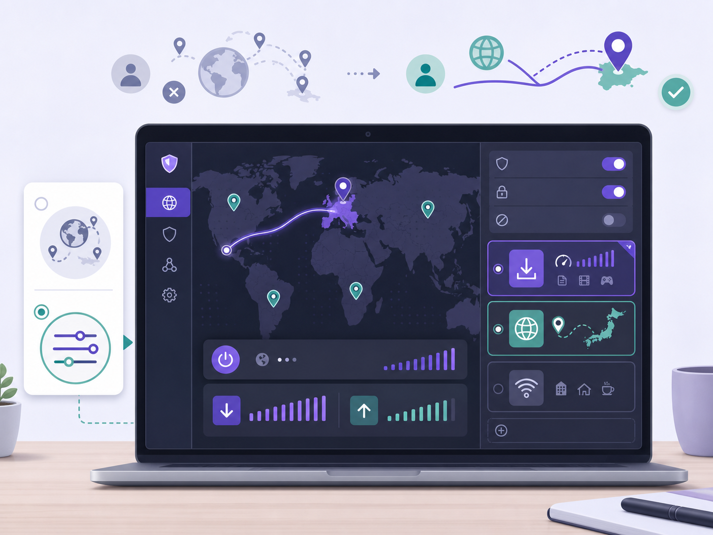 如何設定 Proton VPN 的「快速連線（Quick Connect）」以自動分配最快節點？