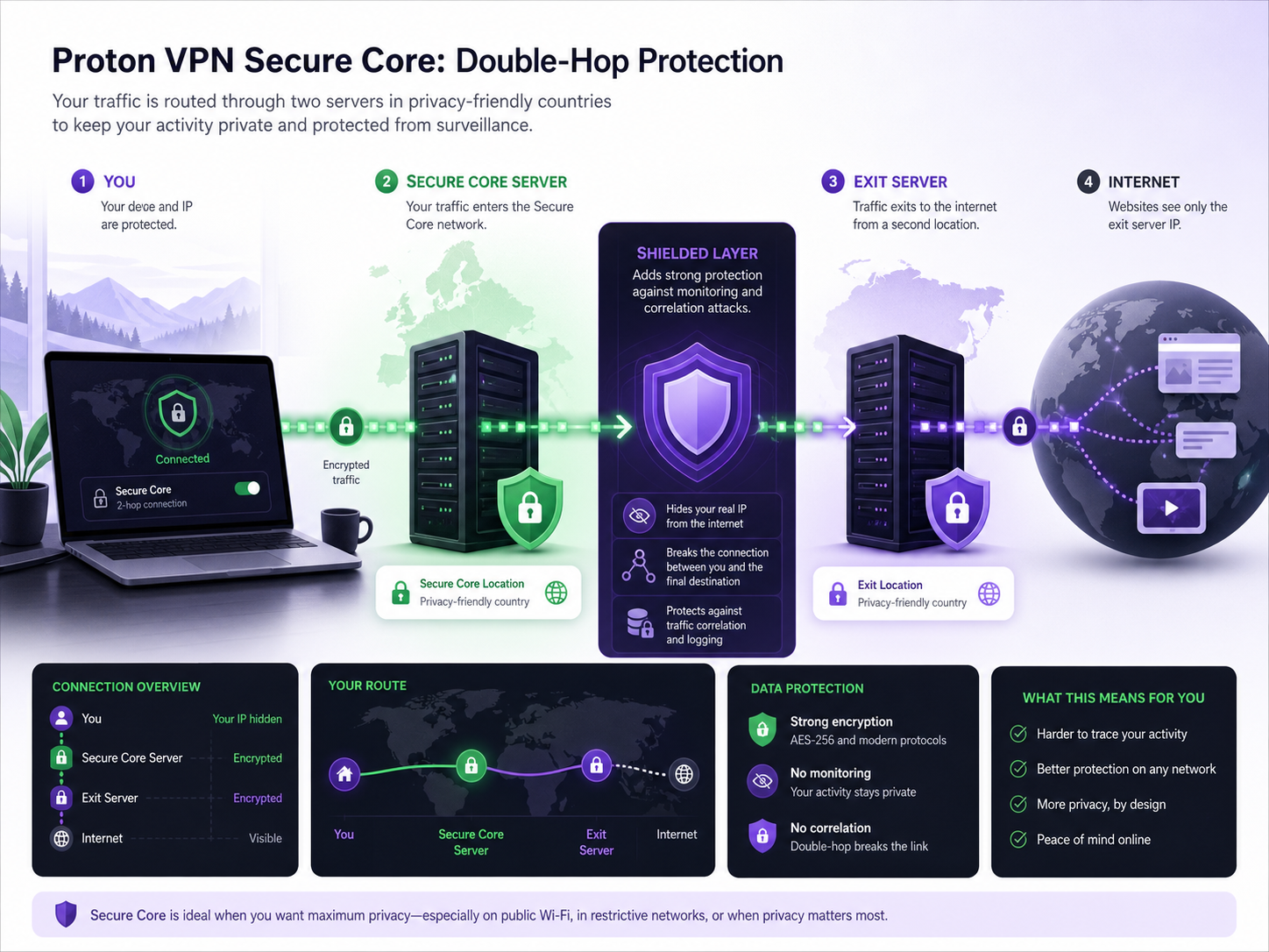 什麼是 Proton VPN Secure Core?如何開啟雙重跳板提升安全性?