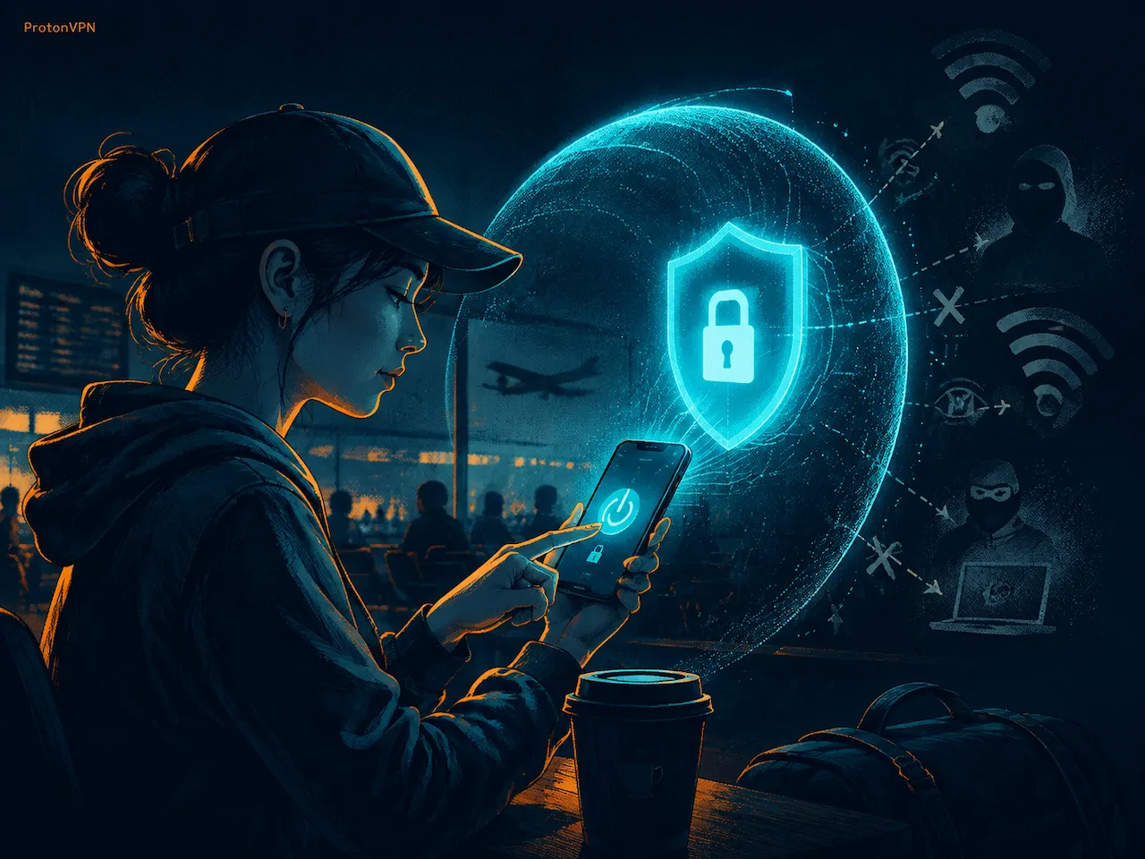 如何利用ProtonVPN在公共Wi-Fi環境下保護個人隱私?